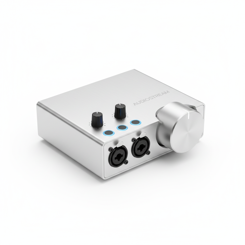 HTX compact desktop audio interface mixer